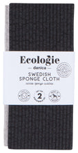 Load image into Gallery viewer, Pebble Gray and Black Sponge Cloths Set of 2
