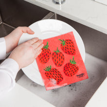 Load image into Gallery viewer, Berry Sweet Swedish Sponge Cloth
