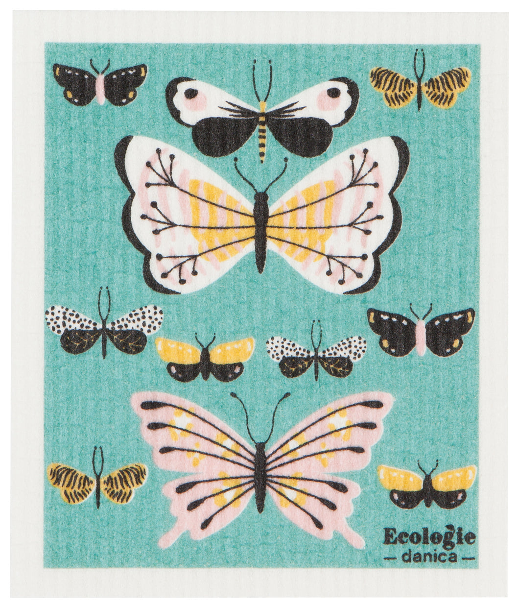 Butterflies Swedish Sponge Cloth