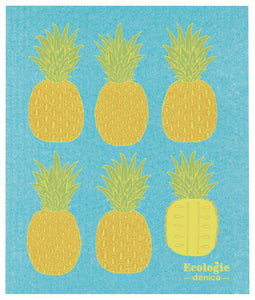 Pineapples Swedish Sponge Cloth