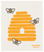 Load image into Gallery viewer, Bees Swedish Sponge Cloth
