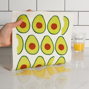 Avocados Swedish Sponge Towel