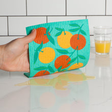 Load image into Gallery viewer, Oranges Swedish Sponge Cloth
